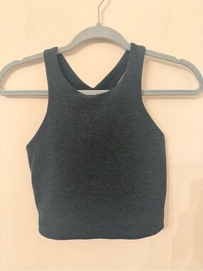 Beyond Yoga Women's dark green Cropped Tank Top